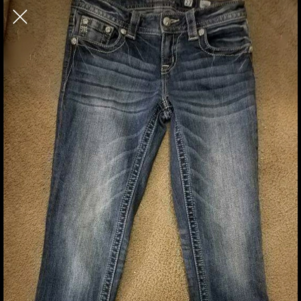 Miss Me Jeans size 27x32 EUC